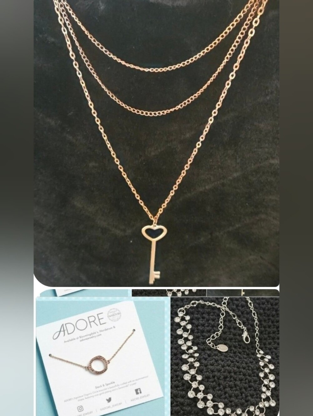Adore Bracelet & 2 Necklaces